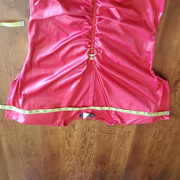 Vintage 70s/80s stretchy red dress - Picture 6 of 15